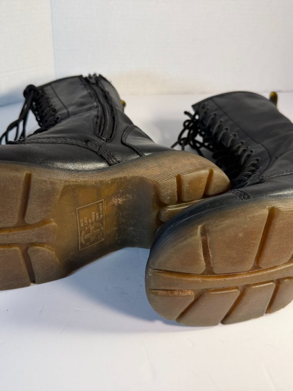 Dr.Martens Miranda vintage Black leather size L-8 Boots - Picture 6 of 16